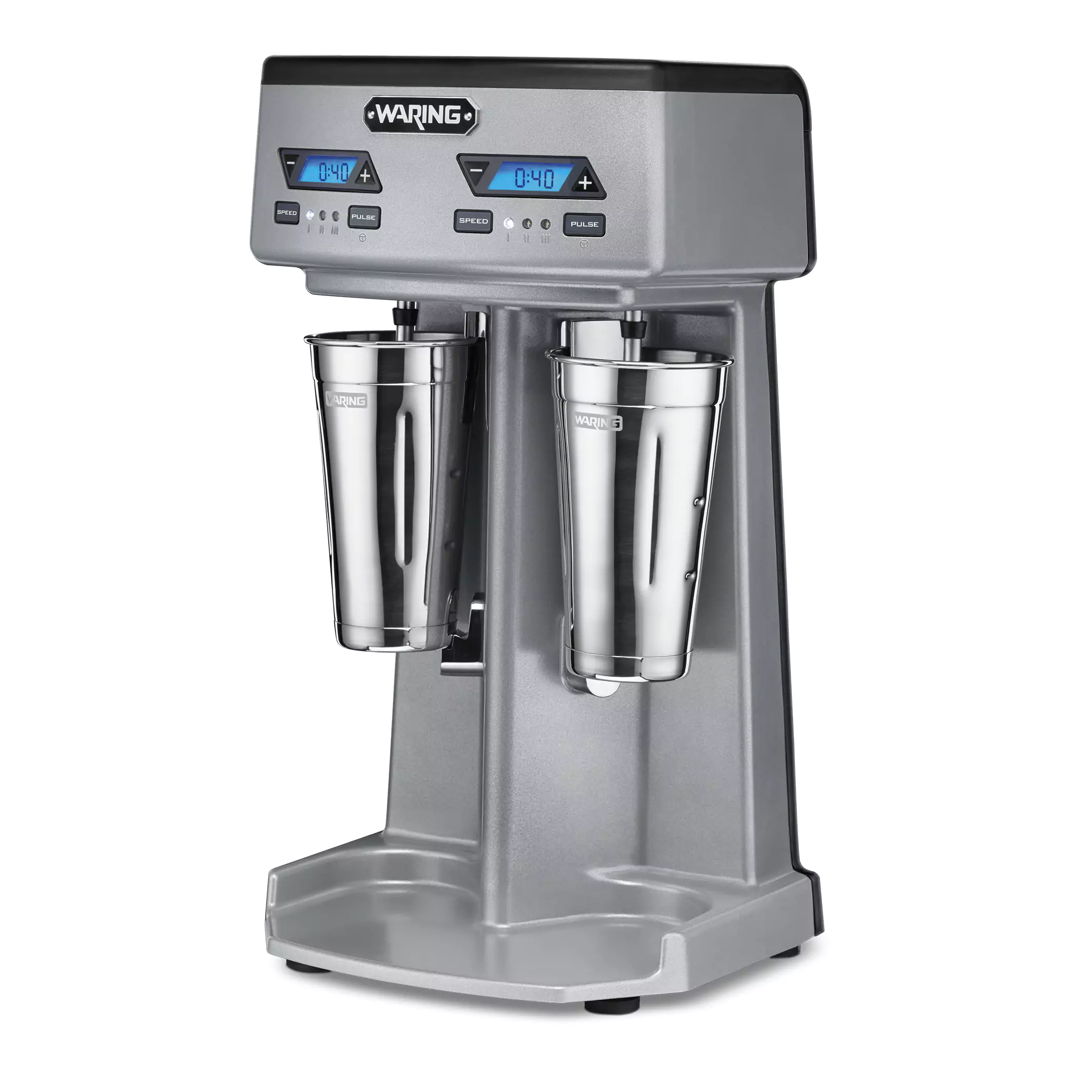 Double-Spindle Drink Mixer | Heavy-Duty, Timer | Waring Double-Spindle Drink Mixer | Heavy-Duty, Timer | Waring